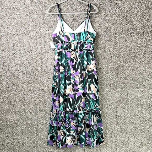 Donna Morgan Dress Women’s 10 Tropical Floral Patterned Sleeveless Tank Maxi NWT - Picture 9 of 11